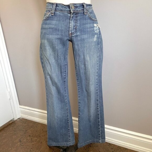 Vintage Y2K James Cured by Seun Low Rise Bootcut Jeans - 26" (cropped) 🇺🇸 - Picture 2 of 15